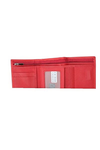 HASSION women's genuine leather wallet R031 red