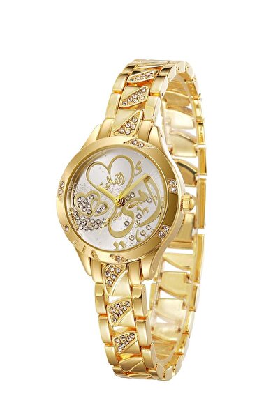 Elanova أمي الغالية، ساعة يد نسائية من الستانلس ستيل مرصعة بالكريستال، اللون ...