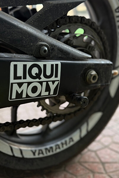 Banxtre ملصق أبيض من LIQUI MOLY (10 سم × 6.5 سم) للسيارات والدراجات النارية و...