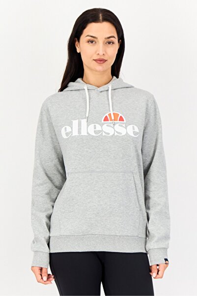 Ellesse Women Sportswear Fit Long Sleeve Outdoor Hoodie, Grey