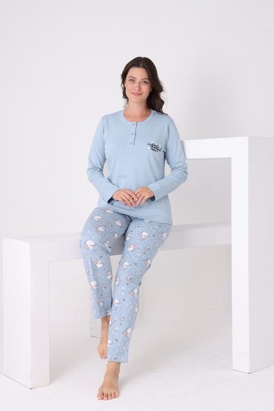 PİJAMANGEL Pamuklu Yeni Sezon Kışlık