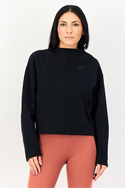 Nike Women Sportswear Fit Long Sleeve Outdoor Top, Black