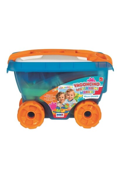 RS Toys Trailer with 24 Soft Building Blocks RS Toys, 3+ years