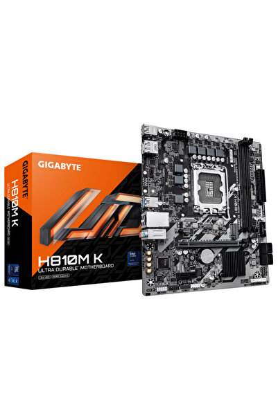 Gigabyte Placa de baza H810M K, LGA1851, DDR5, mATX, Negru