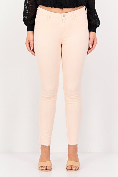 Reiko Women Regular Fit Washed Denim Jeans, Pink