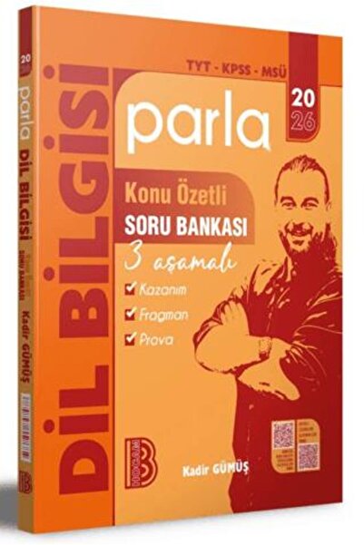 Benim Hocam Yayınları Parla Dil Bilgisi Konu Özetli Soru Bankası 2026 (iadesiz)