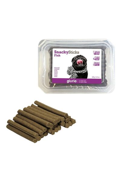 Gloria Dog Snack Snackys Sticks Fish Small bars (350 g)