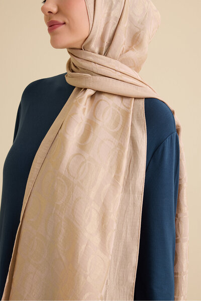 Imannoor Dama Desen Naia Pamuk Şal