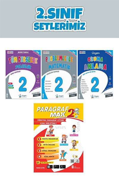 Üçgen Yayıncılık Üçgen 2.Sınıf Maarif Modeli Turuncu Üçlük(Tüm Derslere Yolcu...