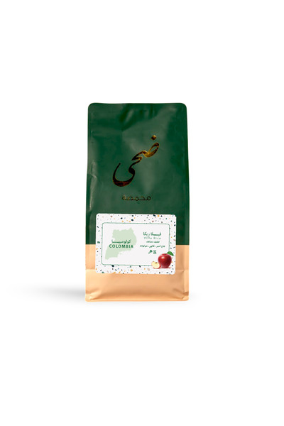 Doha Roasters كولومبيا فيلا ريكا تجفيف مزدوج - 1 كيلو - نكهات التفاح الأحمر والفواكه والشوكولاتة غير مطحونه