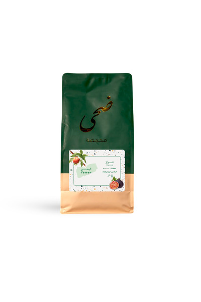 Doha Roasters Doha Yemen Haraz Roasted Specialty Coffee Beans 1kg - Cinnamon, Fig & Peach Flavors (Unground)