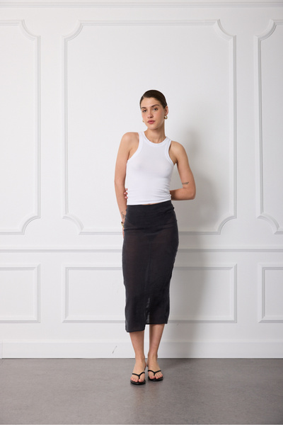 Beyyoglu Transparan Etek