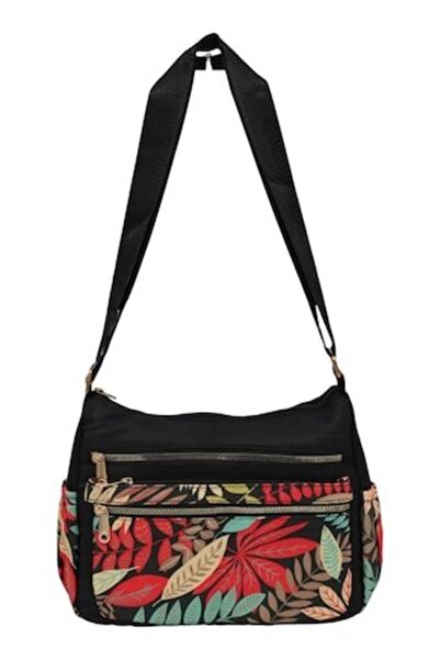 OEM Γυναικεία Τσάντα Χιαστί R1130 μαύρη3