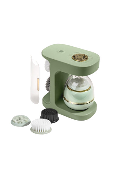 FoTehniq Perie de curățare și masaj facial wireless FO-2212 cu stație de ster...