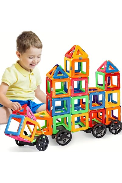 NEXTLY InspiraMag 73-Piece Magnetic Building Set - Creative & Durable Play for Kids