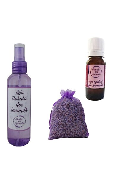 Creatii din lavanda Pachet cu 15 pliculețe de lavandă (10 g), 1 ulei esențial...