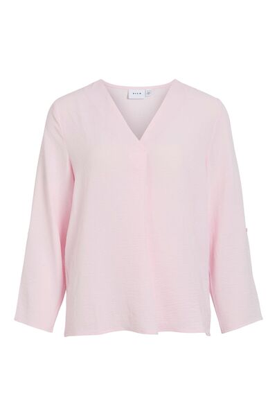 VILA Oberteil mit 3/4-Ärmeln VIJOSA V-Ausschnitt