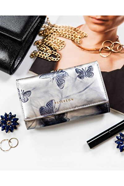 Other Elegant women's leather wallet with a clasp and snap closure - Peterson