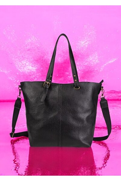 OEM Geantă elegantă și practică pentru femei, din piele ecologică, R2500420999 (Ediție Neagră)