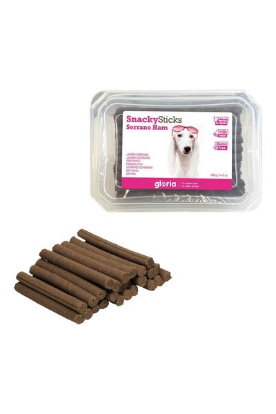 Gloria Dog Snack Snackys Sticks Hamburgers Small bars (800 g)