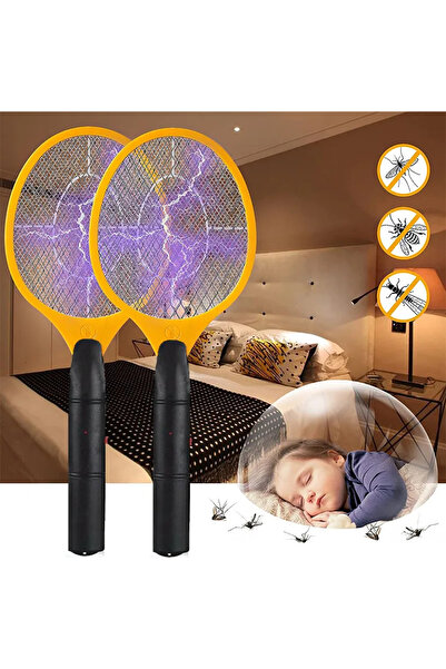 ORVİCA Şarjlı Sinek Sivrisinek Raketi Öldürücü Raket Haşere Öldüren Elektrikl...