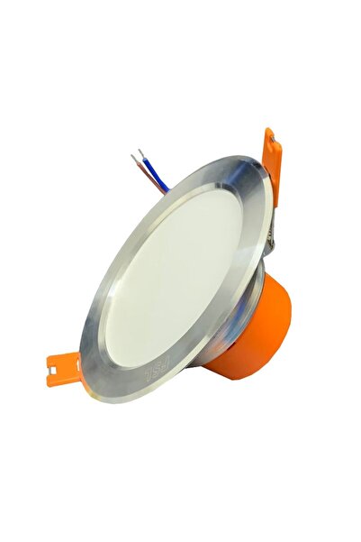 NEXTLY Elegant Recessed LED Ceiling Light, 3W, 3000K Warm, Energy Efficient, Silver Finish