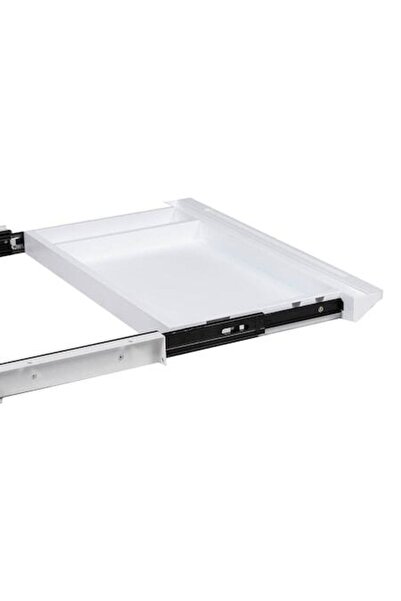 amXea AD2 Under-Desk Extensible Drawer Organizer, White, 53x28x4 cm