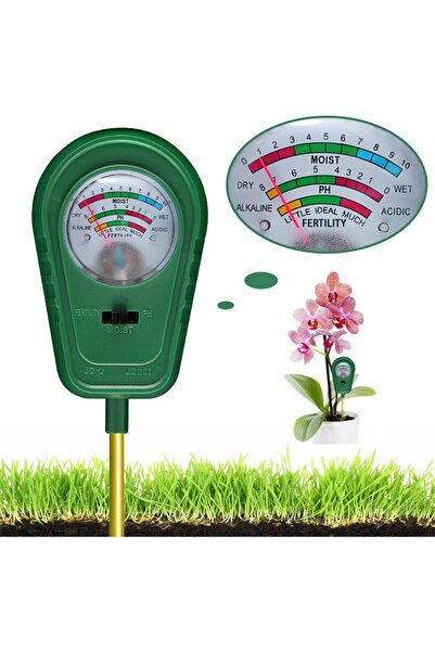 Choice 3-in-1 Soil Test Kit, Soil Moisture Meter/Soil ph Meter/Fertility Soil Tester, Soil Hygrometer fo...