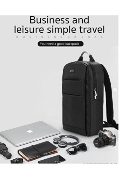 Generic Cotechi Anti-Theft Laptop Backpack with USB Charging 15.6 Inch Black