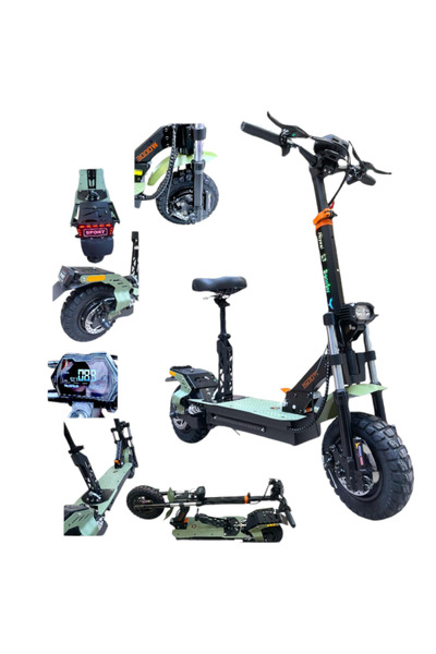 Generic RT 5 PRO Russian Dual-Motor Electric Scooter