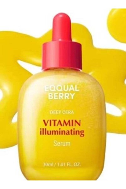 EQQUALBERRYS مصل فيتامين C من إكوابيري - 15% كرز هندي، 5% نياسيناميد، سيراميد...