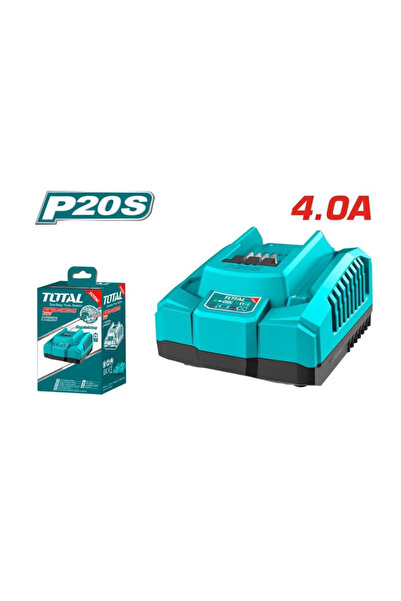TOTAL fast charger, 20V, 4Ah TFCLI20411E