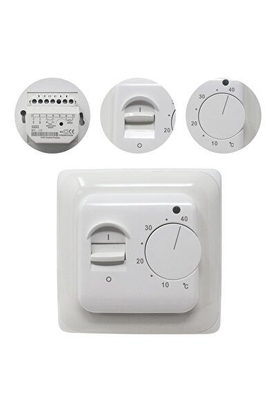 Choice Electric Floor Heating Room Thermostat Temperature Controller Warm Regulator 220V 230V 16A NTC Se...