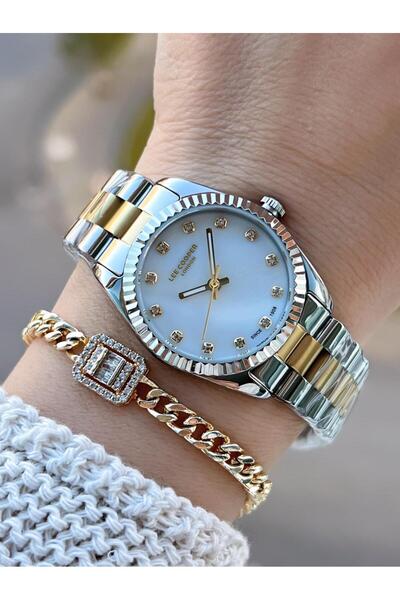 Lee Cooper Women's Wristwatch with Steel Strap 3 Atm Water Resistant 2 Years Warranty Bc.08212.220