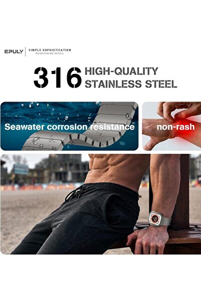 HYX Stainless Steel Milanese Band for Apple Watch (42-49mm)