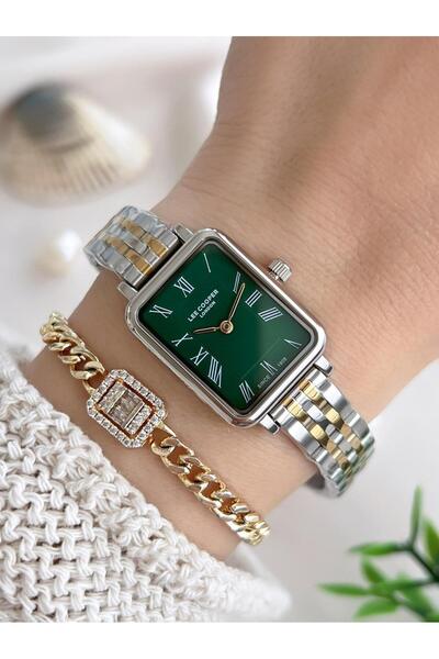 Lee Cooper Women's Wristwatch with Steel Strap 3 Atm Water Resistant Vs.Blkt.0649