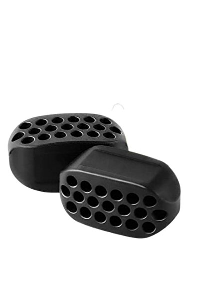 FITUNIVERSAL Set of 2 jaw exercisers with storage box, silicone, 3x1.6x1.5 cm, 2 colors