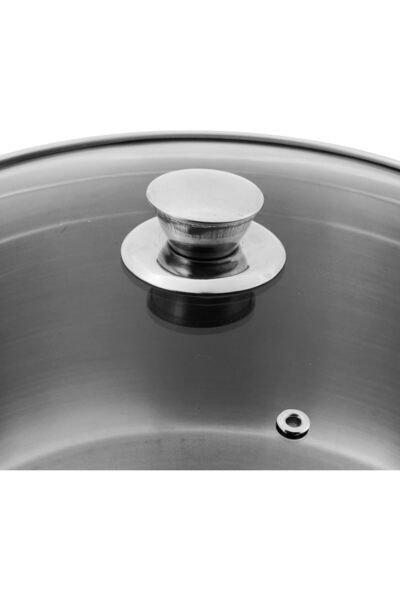 Vinod Bremen Stainless Steel Cooking Pot with Glass Lid, 14 cm, 1 L