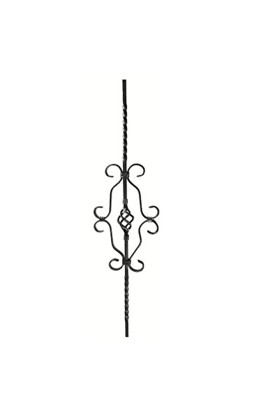 METALDESIGN Panou decorativ din fier forjat 900x230mm, PN 021, realizat din b...