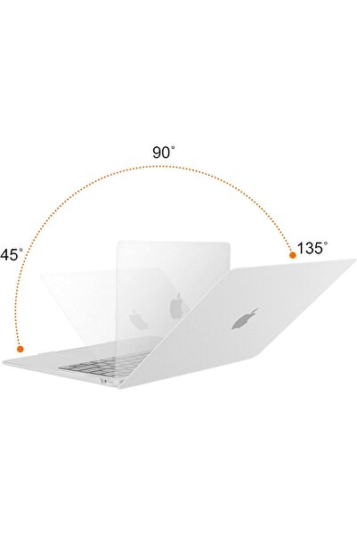 Mosiso Case for MacBook Air 13 (A2337/A2179/A1932) - Translucent, Includes Keyboard Covers & USB-C A