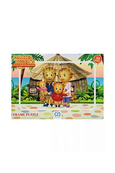 TOHA لغز دانيال تايجرز للأطفال مكون من 35 قطعة - لغز تعليمي بإطار