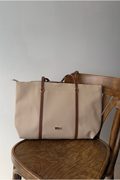 Mupa Shoes Women's Hand and Shoulder Bag Beige