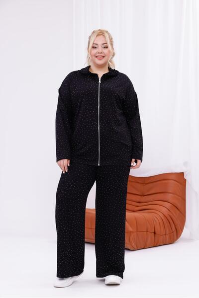Siyezen Plus Size Modal Fabric Shiny Suit