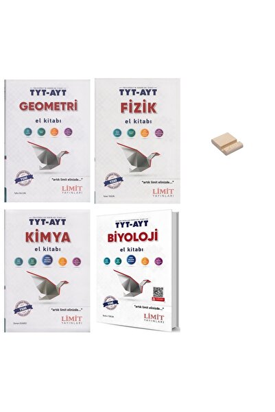 Limit Yayınları Limit TYT AYT Geometri Fizik Kimya ve Biyoloji El Kİtabı 4lü ...