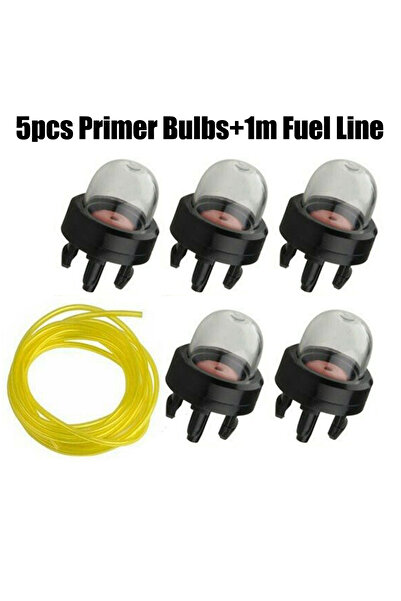 Choice 5pcs Primer Bulb Pump Bulbs 1M Fuel Line For Ryobi For Stihl Talon Trimmer Whipper Snipper Chains...