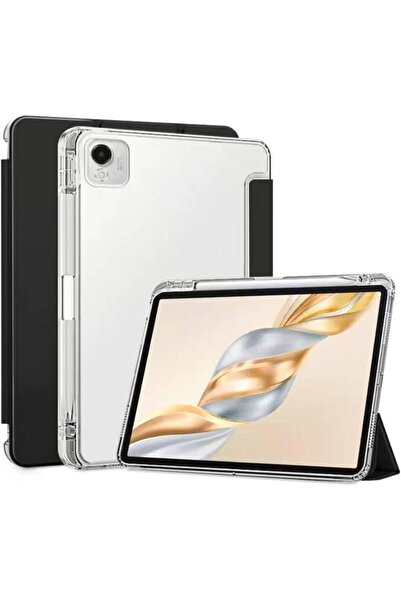 Generic Vurtboly protective case for Honor Pad X9a 11.5in (2025) with pen holder, TPU shockproof slim transp