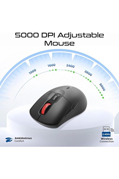 Promate مجموعة لوحة المفاتيح والماوس اللاسلكية الصامتة ProCombo-15