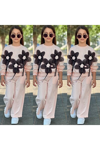 ALPİDS 2-Piece Girls' Tracksuit with Imported Accessories