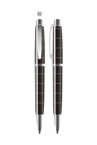 kahramancorner قلم كهرمان كورنر ستيل - فضي / أسود