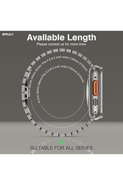 HYX Stainless Steel Milanese Band for Apple Watch (42-49mm)